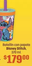 Oferta de Disney -  Stitch Botellin Con Popote por $179 en Soriana Híper