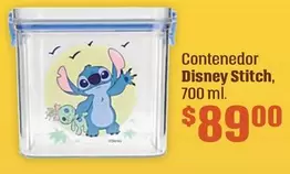 Oferta de Disney - Contenedor  Stitch por $89 en Soriana Híper