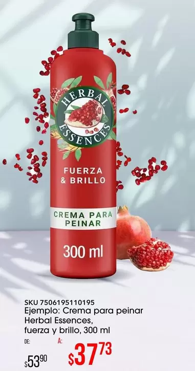 Oferta de Herbal Essences - Crema Para Peinar Fuerza Y Brillo en Woolworth