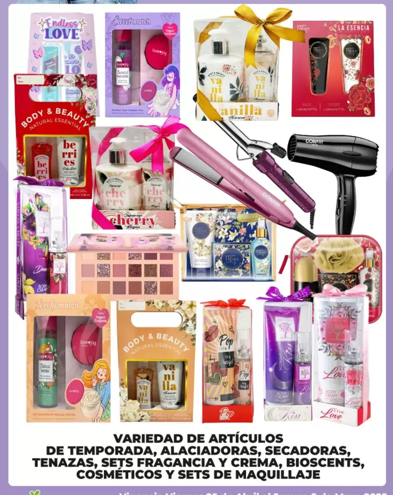 Oferta de Variedad De Articulos De Temporada, Alagadoras, Tenzas, Stys Fragancia Y Cerámica, Bioscents, Cosmeticos Y Sets De Maquillaje en Merco