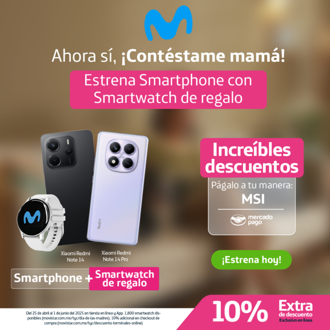 Oferta de Estrena Smartphone con Smartwatch de regalo en Movistar