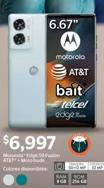 Oferta de Motorola - Edge 50 Fusion por $6997 en Walmart