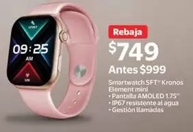 Oferta de Smartwatch Sft Kronos Element Mini por $749 en Walmart