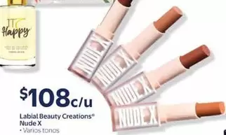 Oferta de Labini Beauty Creations Nude X por $108 en Walmart