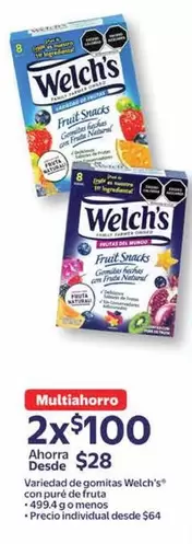 Oferta de Purina - Variedad De Gomitas Welchs por $28 en Walmart