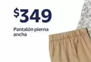 Oferta de Pantalón Pierna Ancha por $349 en Walmart