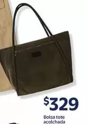 Oferta de Bolsa Tote Acolchada por $329 en Walmart