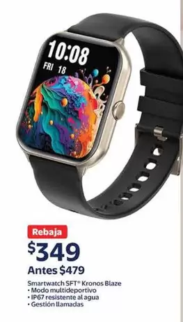 Oferta de Smartwatch SFT Kronos Blaze por $349 en Walmart