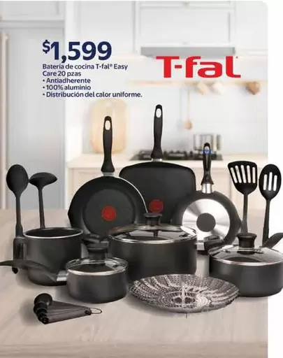 Oferta de T-fal - Bareja De Cocina  Easy por $1599 en Walmart