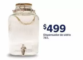Oferta de Dispensador De Vidrio por $499 en Walmart