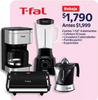Oferta de T-fal - Combo  4 Elementos por $1790 en Walmart