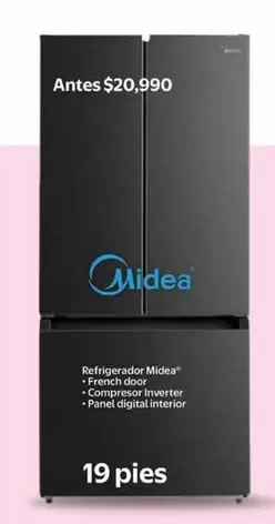 Oferta de Midea - Refrigerador por $199 en Walmart