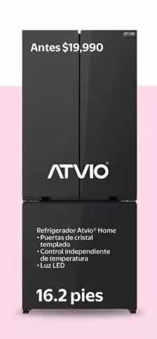 Oferta de Atvio - Refrigerador por $19990 en Walmart