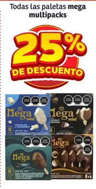 Oferta de Todas Las Paletas Mega Multipacks en Soriana Híper