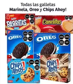 Oferta de Marinela - Todas Las Galletas , Oreo Y Chips Ahoy! en Soriana Híper
