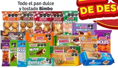 Oferta de Bimbo - Todo el pan dulce y tostado en Soriana Híper