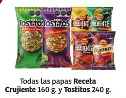 Oferta de Tostitos - Todas Las Papas Receta Crujiente en Soriana Híper