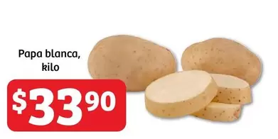 Oferta de Papa Blanca, Kilo por $33.9 en Soriana Híper