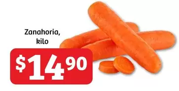 Oferta de Zanahoria por $14.9 en Soriana Híper
