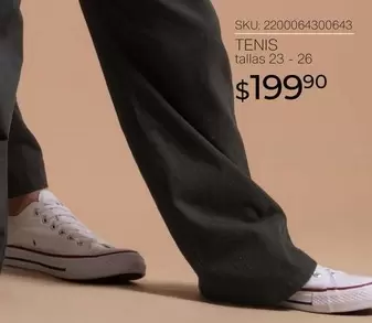 Oferta de Tenis por $199.9 en Del Sol