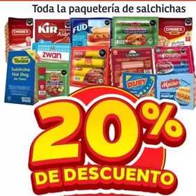 Oferta de Chimex - Toda La Paqueteria De Salchichas en Soriana Híper