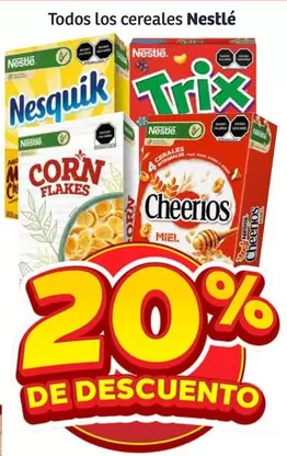 Oferta de Nestlé - Todos Los Cereales en Soriana Híper