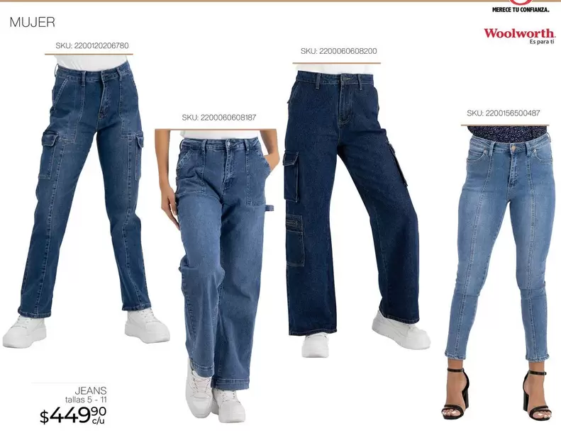Oferta de Woolworth - 5pk 20020020x200200200 W por $449.9 en Woolworth