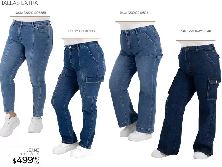 Oferta de Extra - Juans por $499.9 en Woolworth