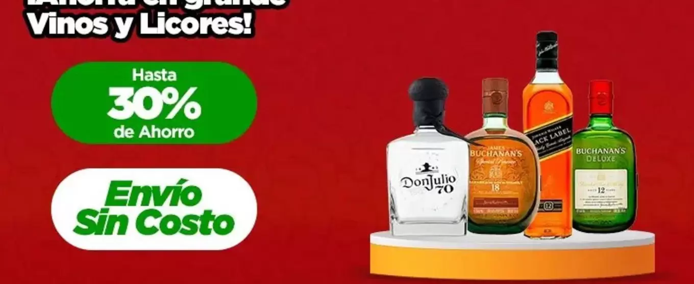 Oferta de Buchanan's - Envio en Bodega Aurrera