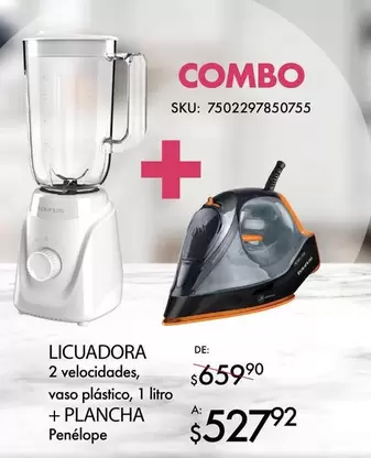 Oferta de Licuadora por $527.92 en Del Sol