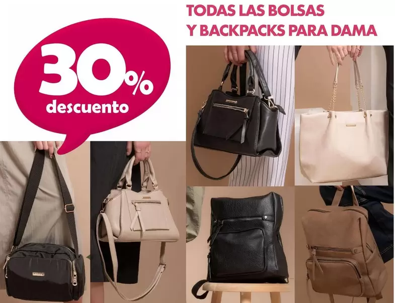 Oferta de Todas Las Bolsas Y Backpacks Para Dama en Del Sol