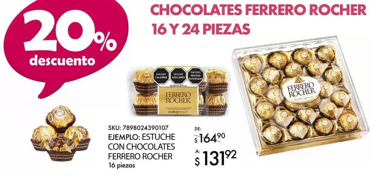 Oferta de Ferrero - Chocolates en Del Sol