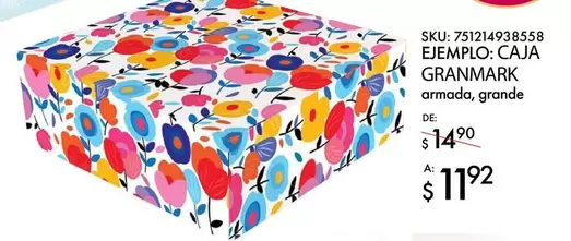 Oferta de Granmark - Ejemido Caja por $11.92 en Del Sol