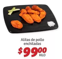 Oferta de Alitas De Pollo Enchiladas por $99 en Soriana Híper
