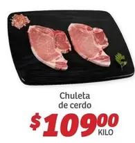 Oferta de Chuleta De Cerdo por $109 en Soriana Híper