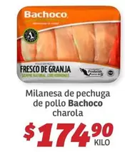 Oferta de Bachoco - Milanesa De Pechuga De Pollo por $174.9 en Soriana Híper