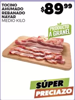 Oferta de Nayar - Tocino Ahumado Rebanado  por $89.99 en Merco
