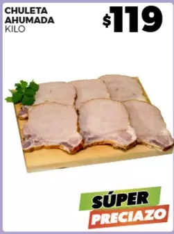 Oferta de Chuleta Ahumada por $119 en Merco
