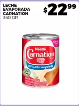 Oferta de Nestlé - Leche Evaporada Carnation por $22.99 en Merco