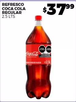 Oferta de Coca Cola - Refresco Regular por $37.99 en Merco