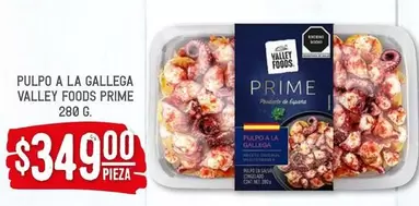 Oferta de Prime - Pulpo A La Gallega Valley Foods por $349 en Soriana Híper