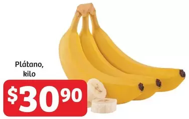 Oferta de Plátano, por $30.9 en Soriana Híper