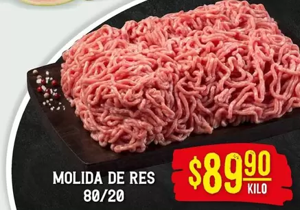 Oferta de Molida De Res por $89.9 en Soriana Híper