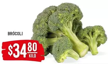 Oferta de Brócoli por $34.8 en Soriana Híper