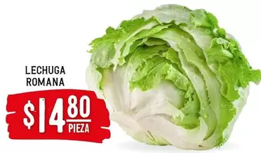Oferta de Lechuga Romana por $14.8 en Soriana Híper