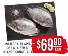 Oferta de Mojarra Tilapia por $69.9 en Soriana Híper