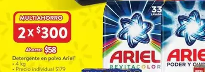 Oferta de Ariel - Detergente En Polvo en Walmart
