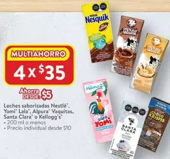 Oferta de Nestlé - Leches Saborizadas por $10 en Walmart