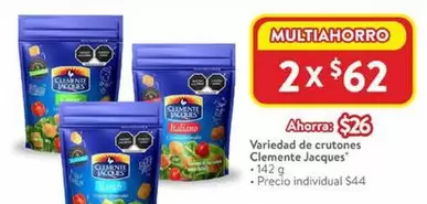 Oferta de Clemente Jacques - Variedad De Crutones Clémente Jacques en Walmart