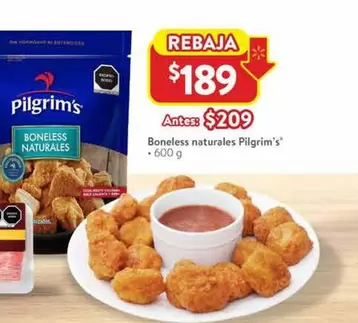 Oferta de Pilgrim's - Boneless Naturales por $189 en Walmart